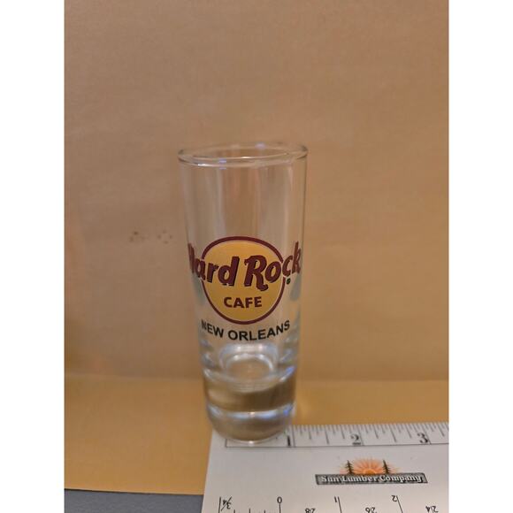 Hard Rock Cafe New Orleans 4" Shot Glass No Chips or Cracks - Picture 1 of 2
